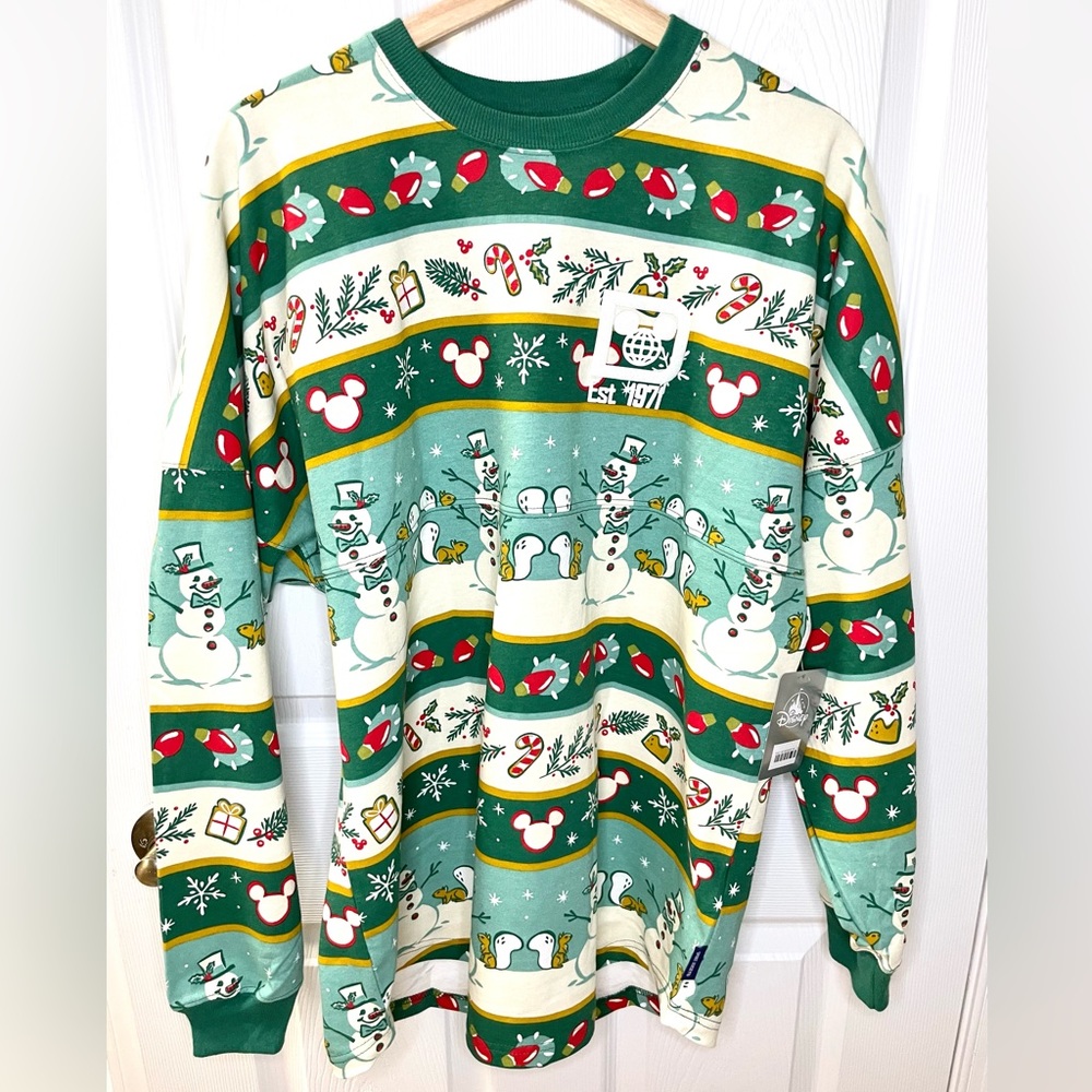 NEW Walt Disney World Christmas Holiday Spirit Jersey Shirt - Picture 3 of 5
